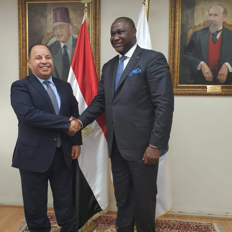 (L to R) H.E. Dr Mohamed Maait , Minister of Finance, Arab Republic of Egypt & Samaila Zubairu, President & CEO, Africa Finance Corporation