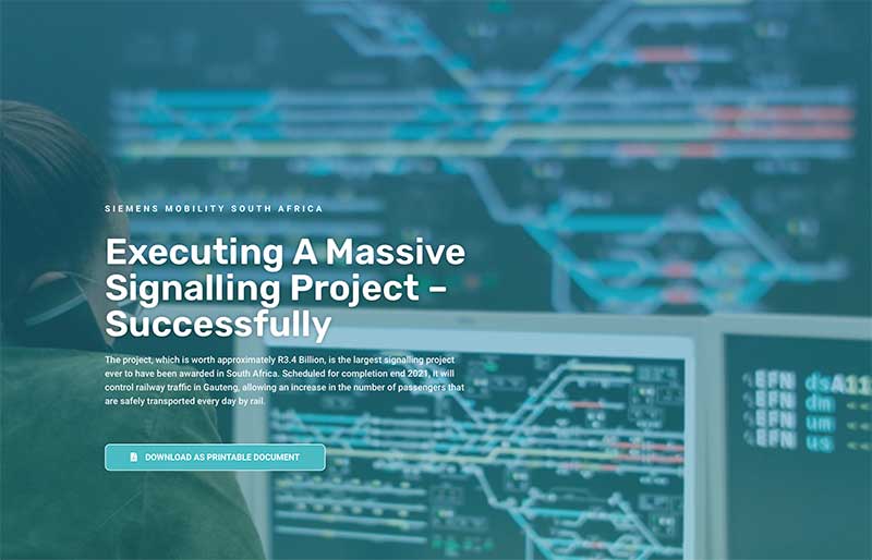 Executing A Massive Signalling Project – Successfully