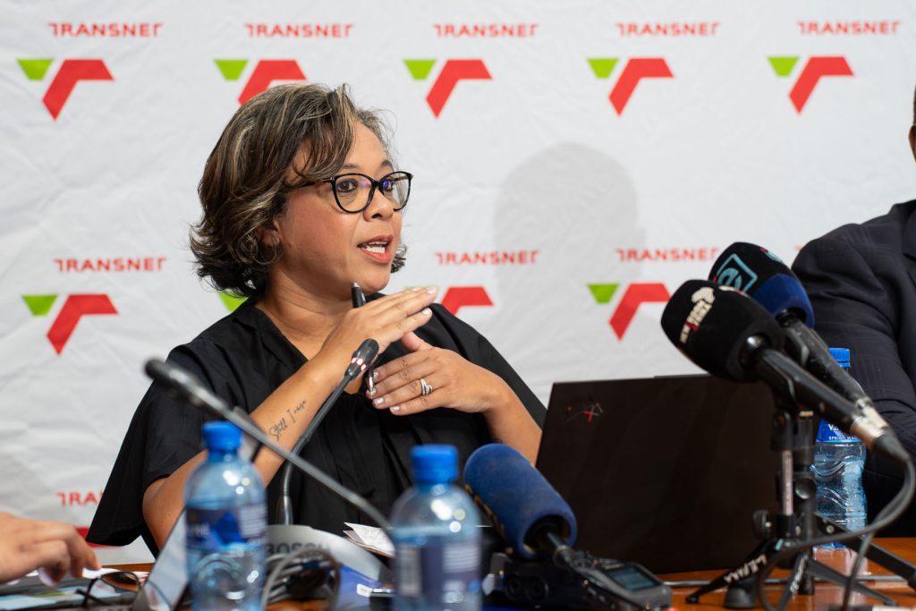 Michelle Phillips, Group Chief Executive Officer of Transnet