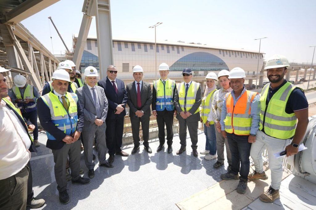 The British Ambassador visiting the Monorail
