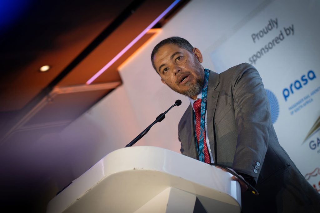 PRASA Group CEO Hishaam Emeran highlights the agency's focus on safety, modernisation, and affordability, positioning PRASA as a leader in South Africa's rail renaissance at the Railway Safety Conference.