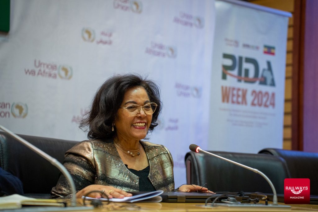 Mrs. Nardos Bekele-Thomas, CEO of AUDA-NEPAD. Photo: © Railways Africa / Craig Dean