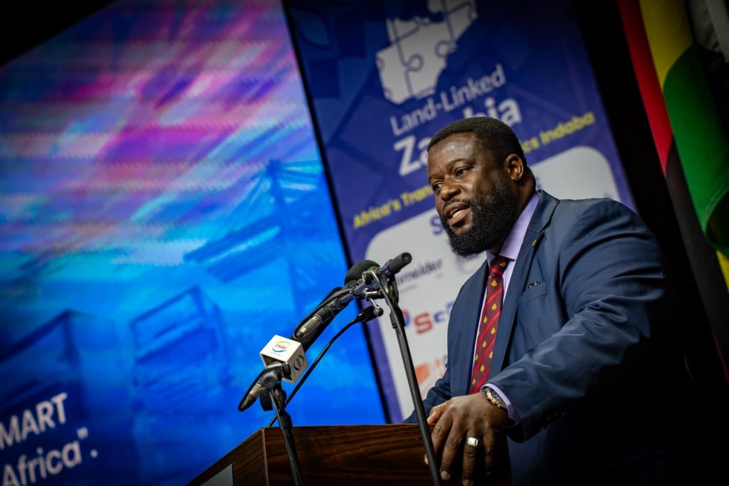 Minister of Transport and Logistics for Zambia, Frank Tayali - Photo Credit © Railways Africa / Craig Dean