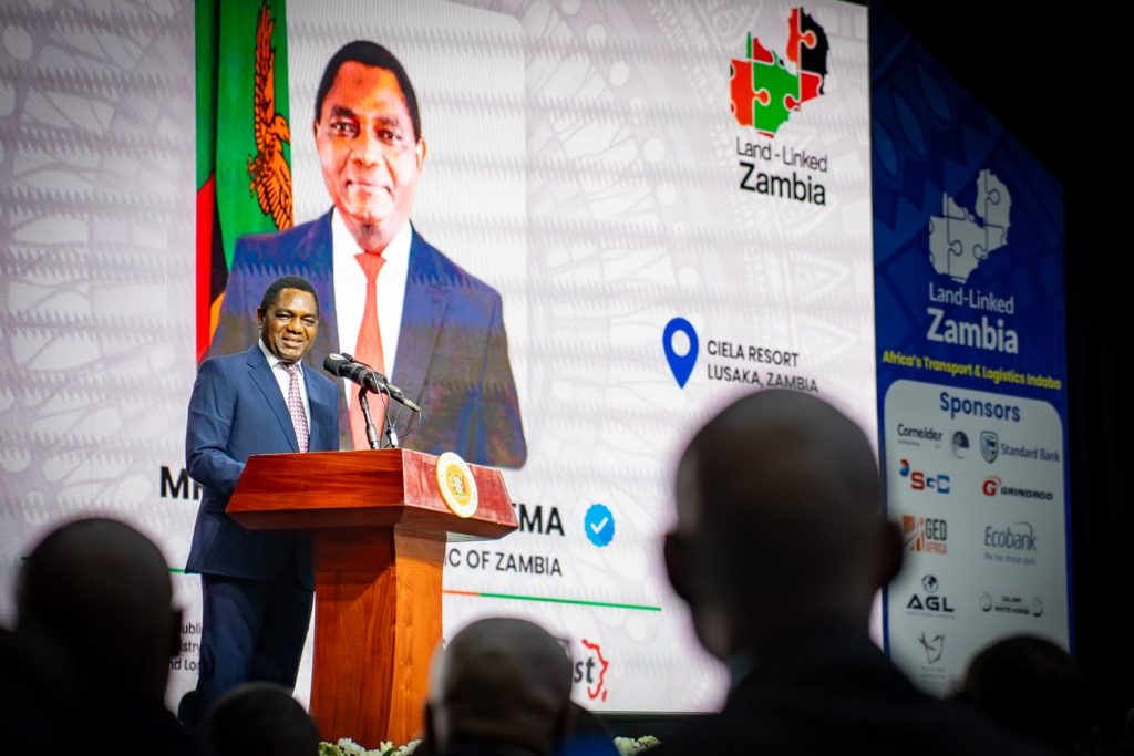 Hakainde Hichilema, President of the Republic of Zambia - Photo credit © Railways Africa / Craig Dean