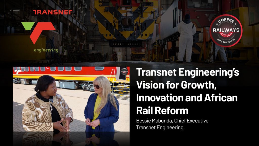 Transnet Engineering outlines its strategic growth vision in this in-depth interview, covering rolling stock innovation, OEM capabilities, locomotive production, and its expanding role in South Africa’s and Africa’s rail infrastructure reform.