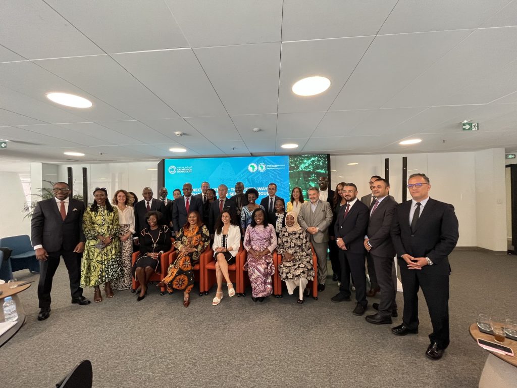 Representatives from CFCA and the African Development Bank, joined by participants of the event “Connecting Africa – The AfCFTA Path,” held on 23 July 2025 in Casablanca, Morocco.
