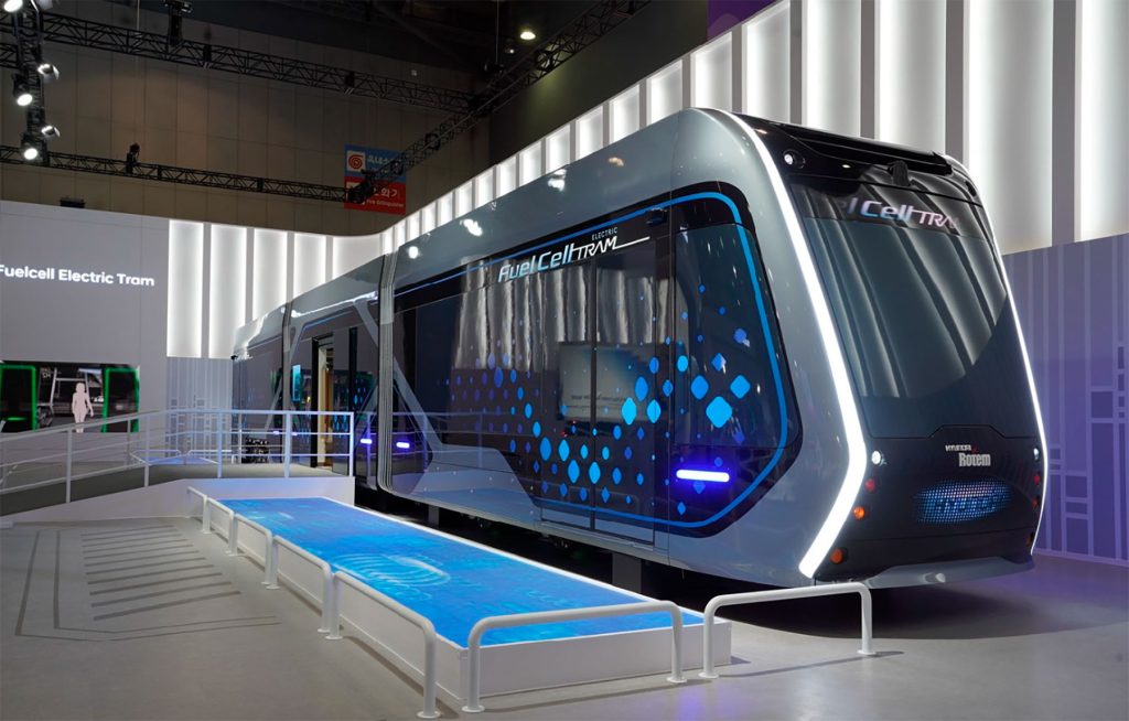 The Daejeon Tram Project will deliver South Korea’s first hydrogen-powered trams, designed and built by Hyundai Rotem. © Hyundai Rotem Company