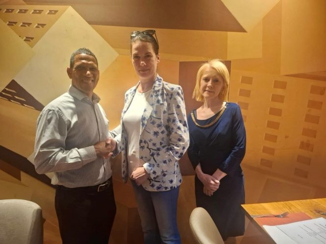 Elvin Harris: President – Chartered Institute of Logistics and Transport South Africa (CILTSA), Ingrid du Buisson: Chief Executive Officer – Institute for Customs and Freight Forwarding (ICFF) and Catherine Larkin: Executive Director – Chartered Institute of Logistics and Transport South Africa (CILTSA)