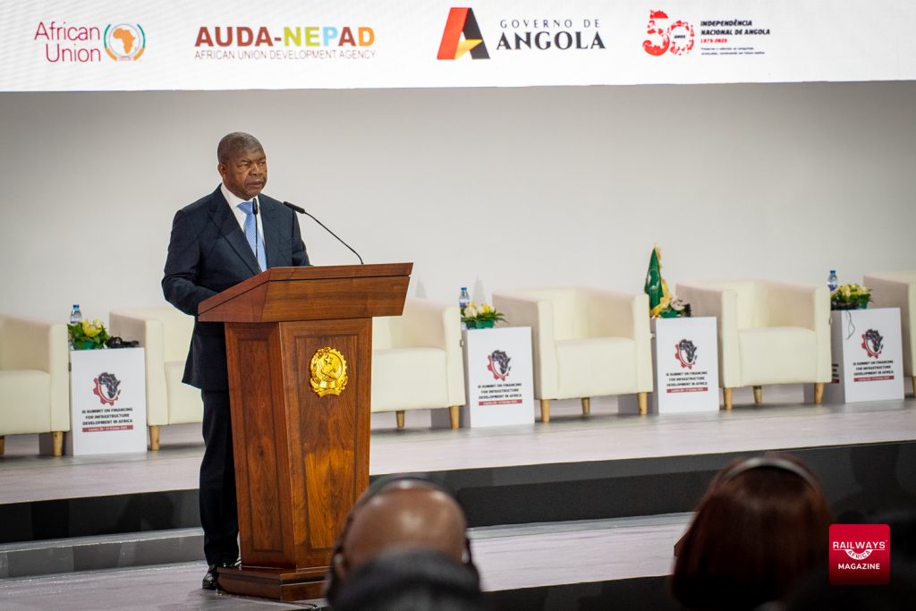 H.E. João Manuel Gonçalves Lourenço, President of the Republic of Angola and Chairperson of the African Union (AU). Photo credit © Railways Africa // Craig Dean