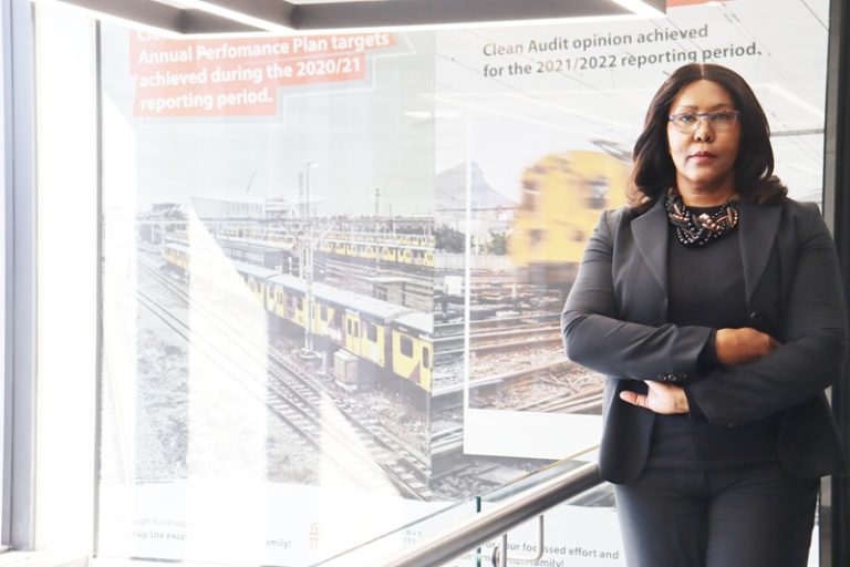 Nompumelelo Ekeke, Chair of the UIC Women in Rail Africa Taskforce and Chair of the Railway Safety Regulator (RSR) in South Africa.