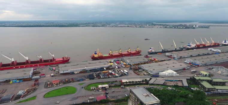 Port of Douala, supplied Canyon Resources Limited.