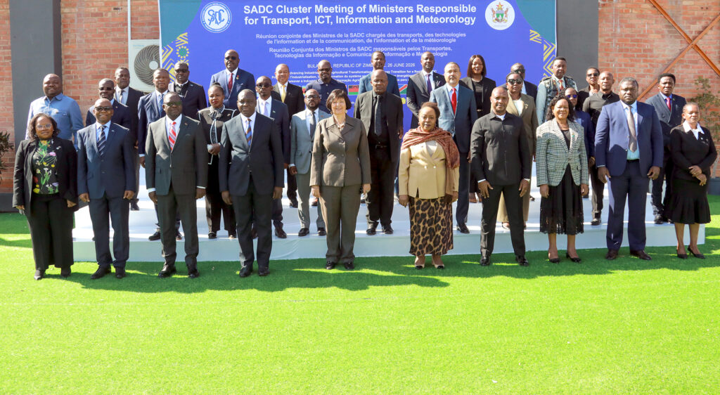 The Southern African Development Community (SADC) Cluster Meeting of Ministers responsible for Transport, Information and Communication Technologies (ICT), Information, and Meteorology was held in Bulawayo, Republic of Zimbabwe, on 26 June 2026.