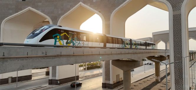 The Innovia monorail system is designed to ease urban congestion and respond to the city’s rapid expansion